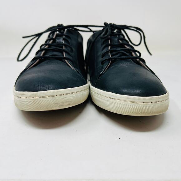 Cole Haan Smooth Leather Lace Up Shoe Sneaker Black - 12 - Picture 7 of 8